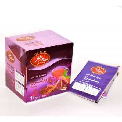 دمنوش جنسینگ زعفران سحرخیز(12 عددی)